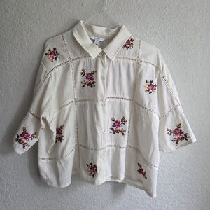 Next embroidered blouse